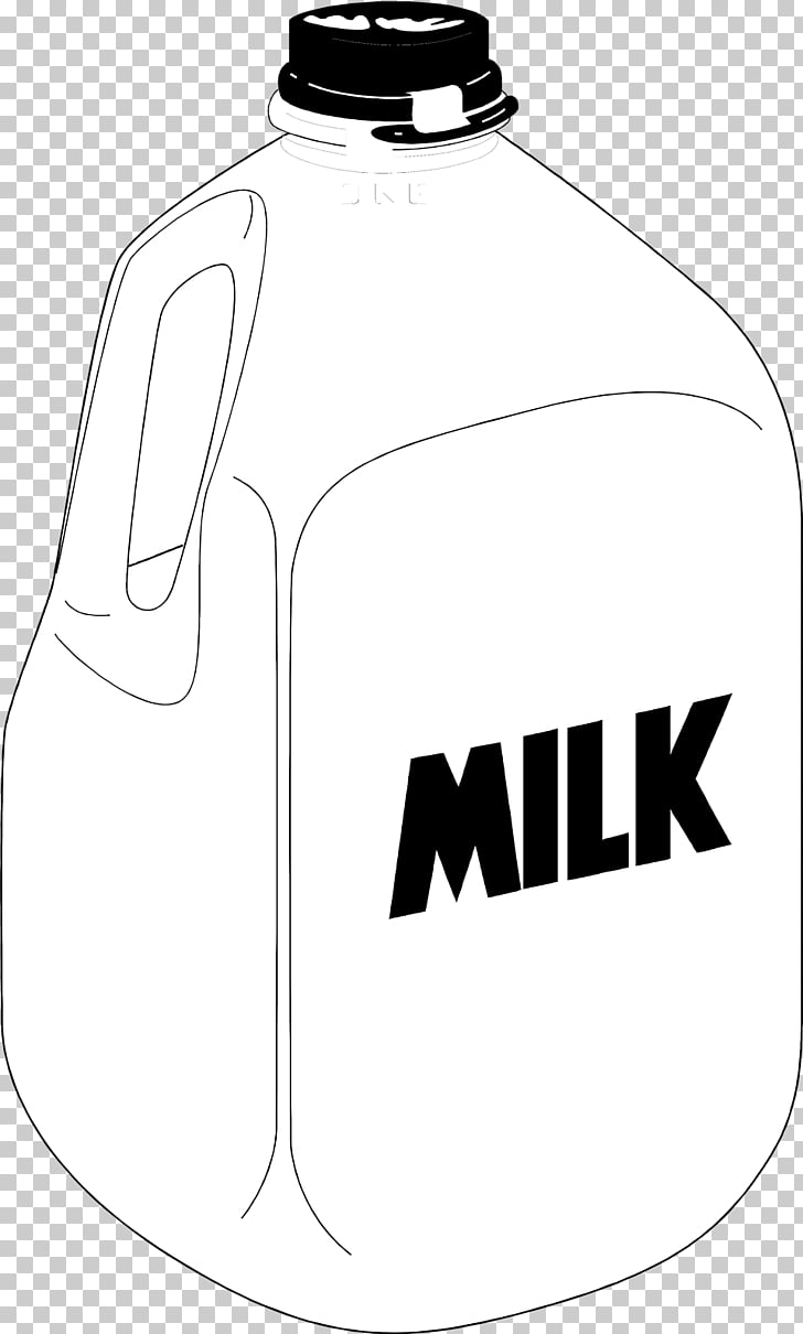 Square milk jug.