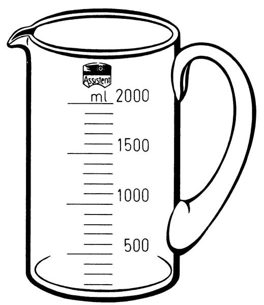 Clipart measuring jug