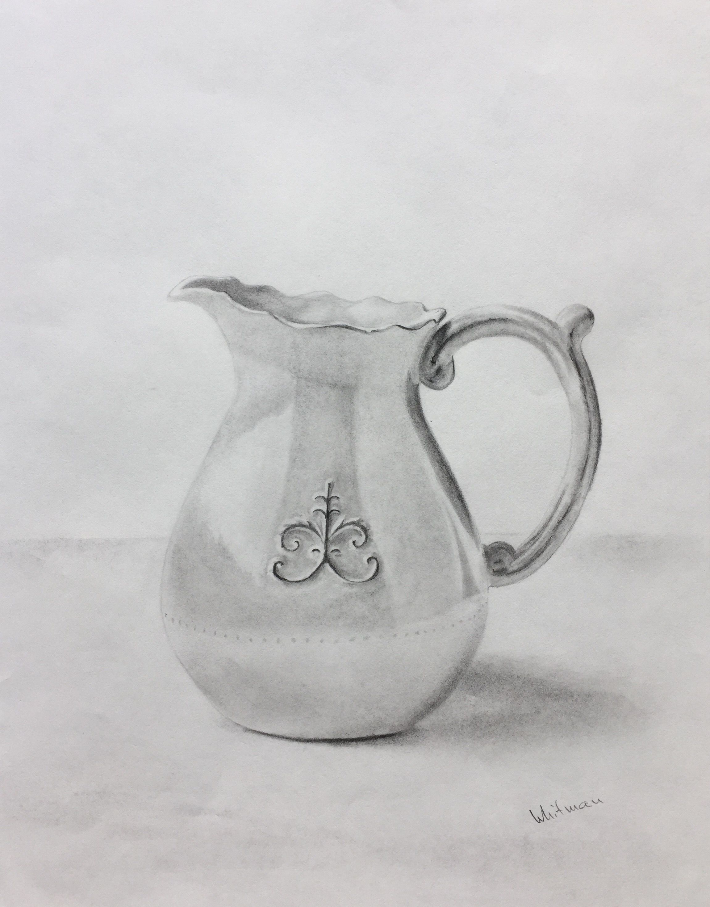 Pencil sketch jug.
