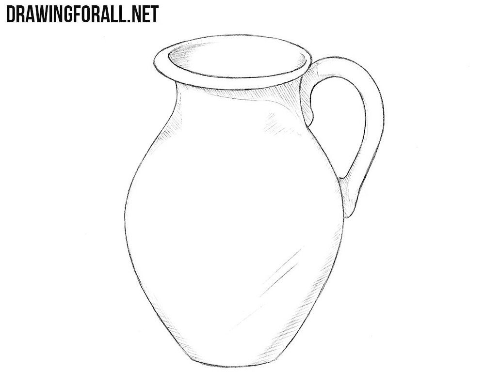How draw jug.
