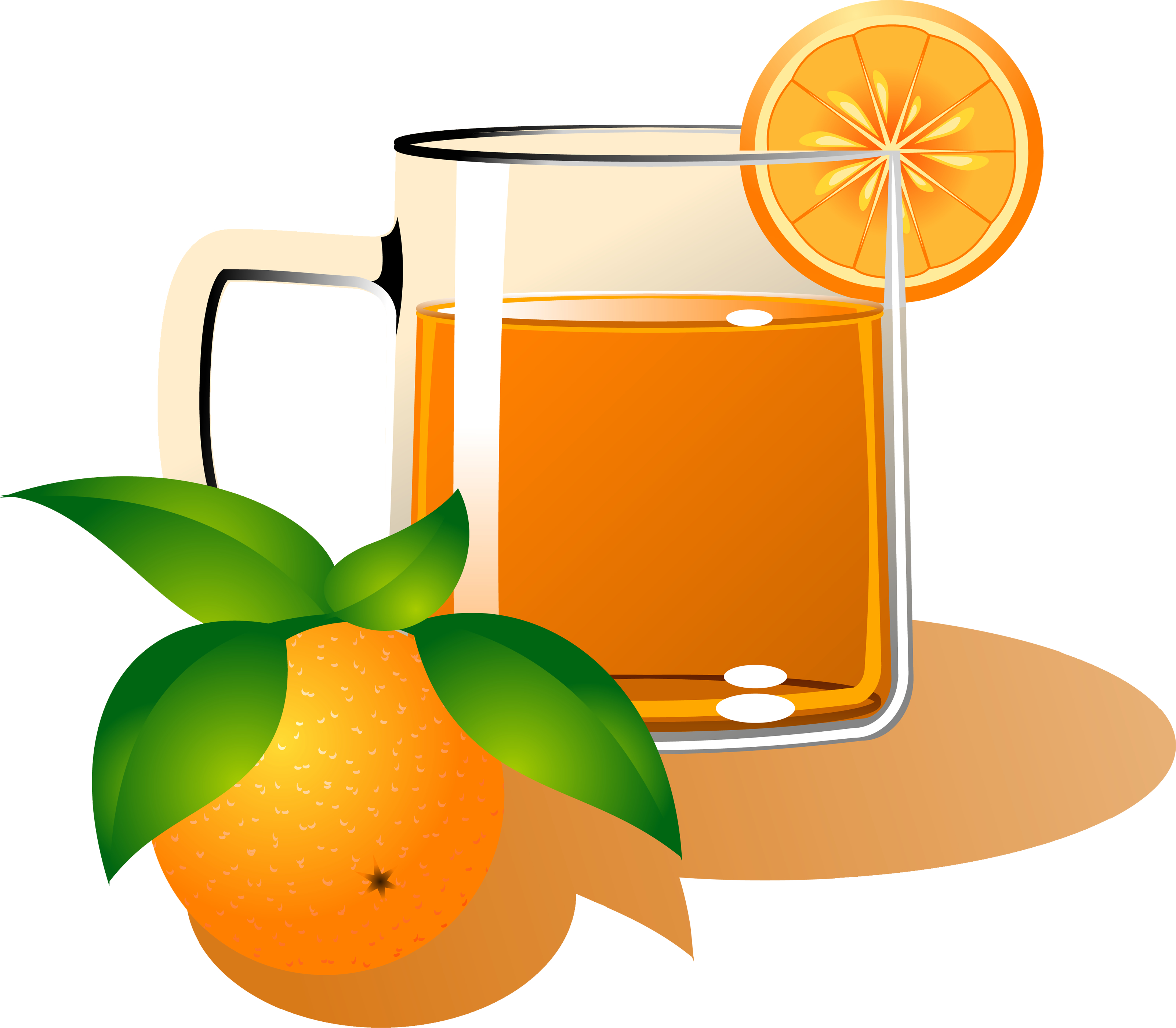 Orange juice clipart.