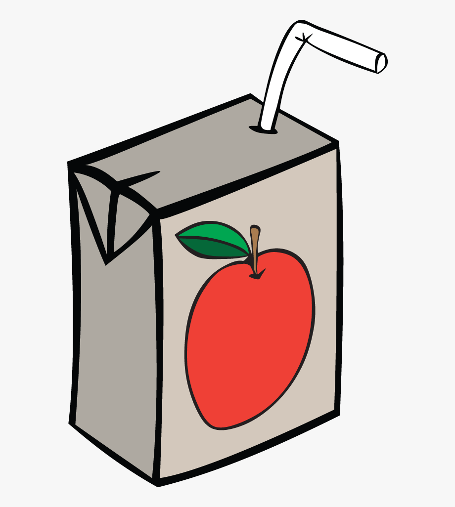 Apple juice box.