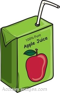 Clip Art of a juice box of