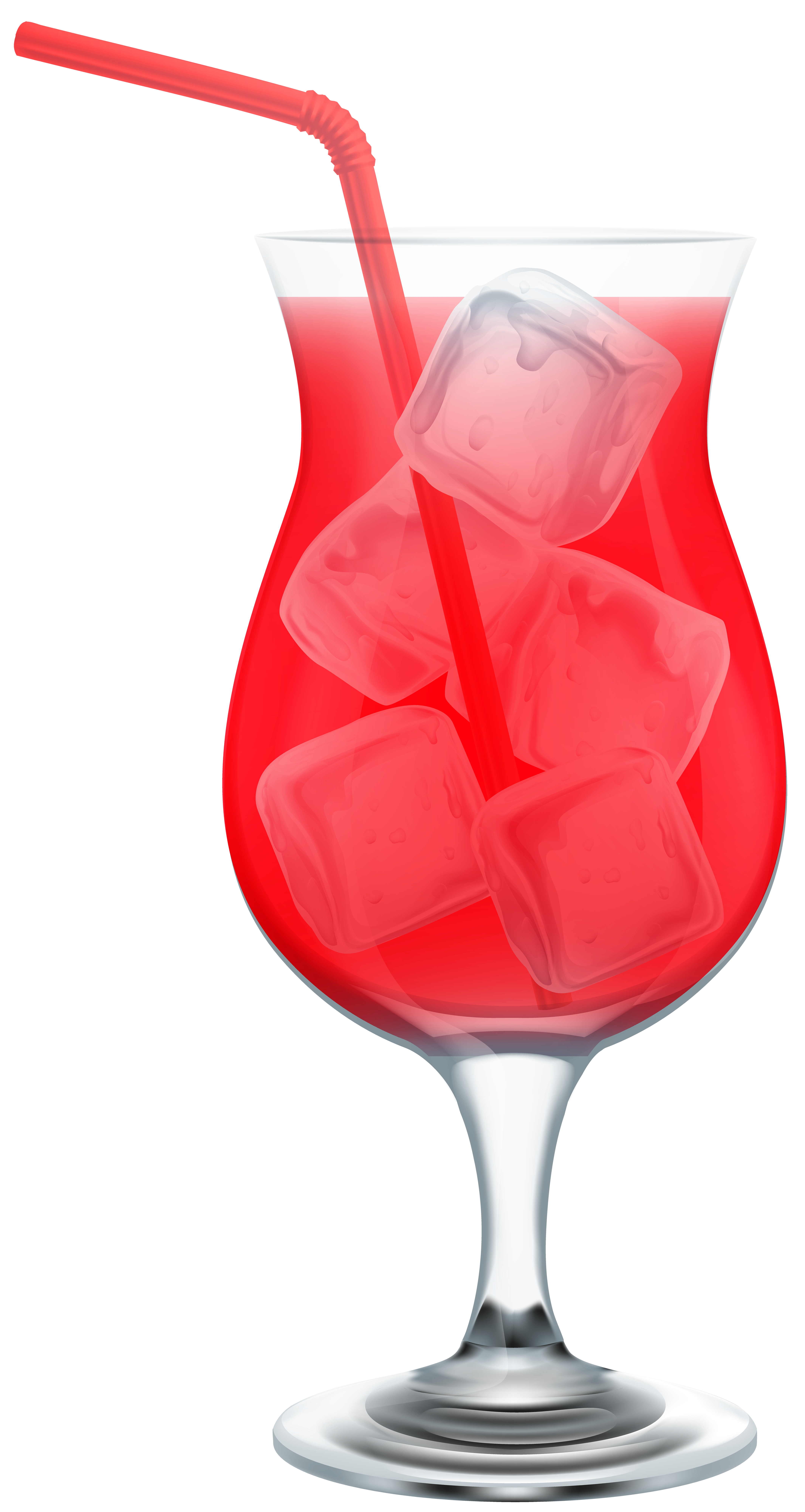 Red Juice Cocktail PNG Clip Art Image
