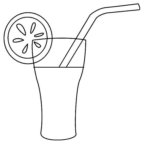 Coloring pages cups