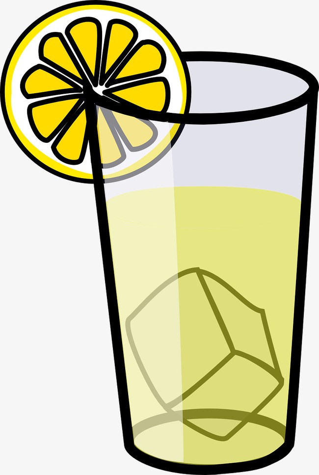 Lemon juice clipart