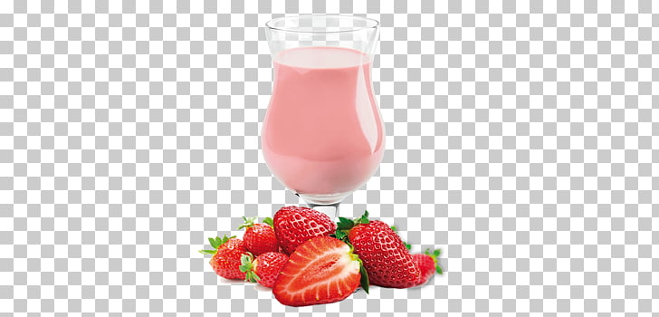 Strawberry juice milkshake.