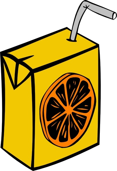Orange Juice Box clip art Free vector in Open office drawing