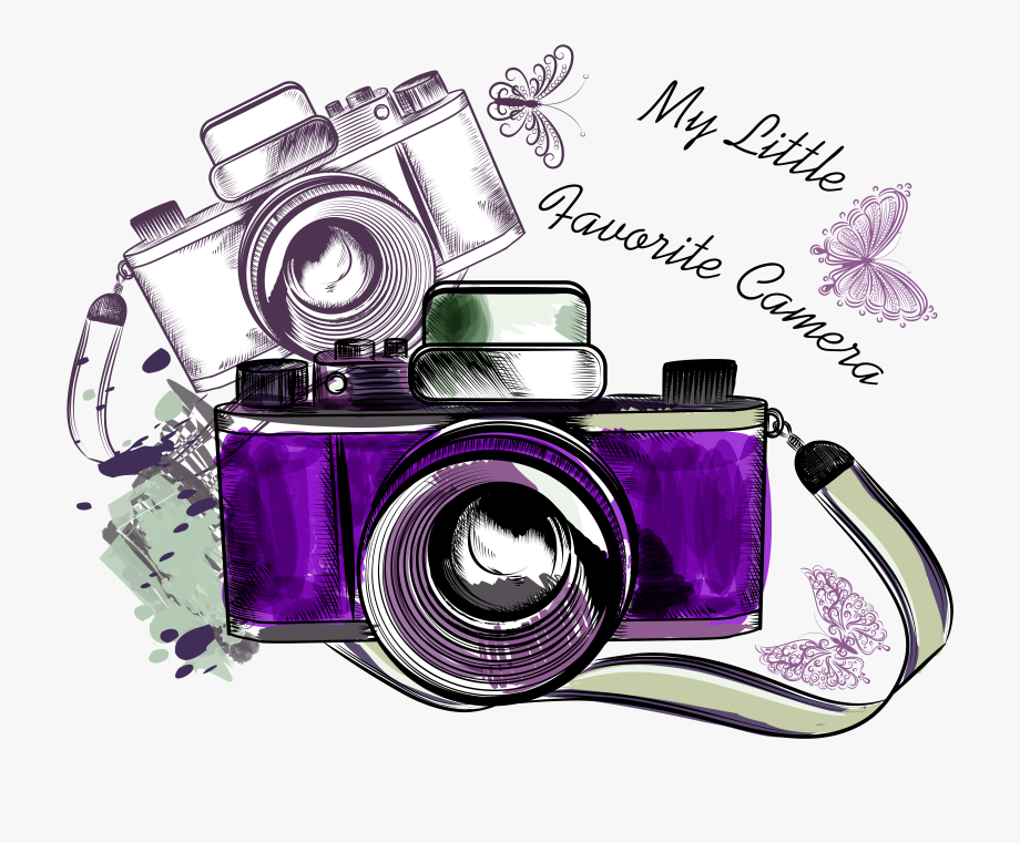 Photography Clipart Camera Sketch