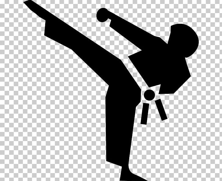Martial Arts Karate Kick PNG, Clipart, Angle, Arm, Black And