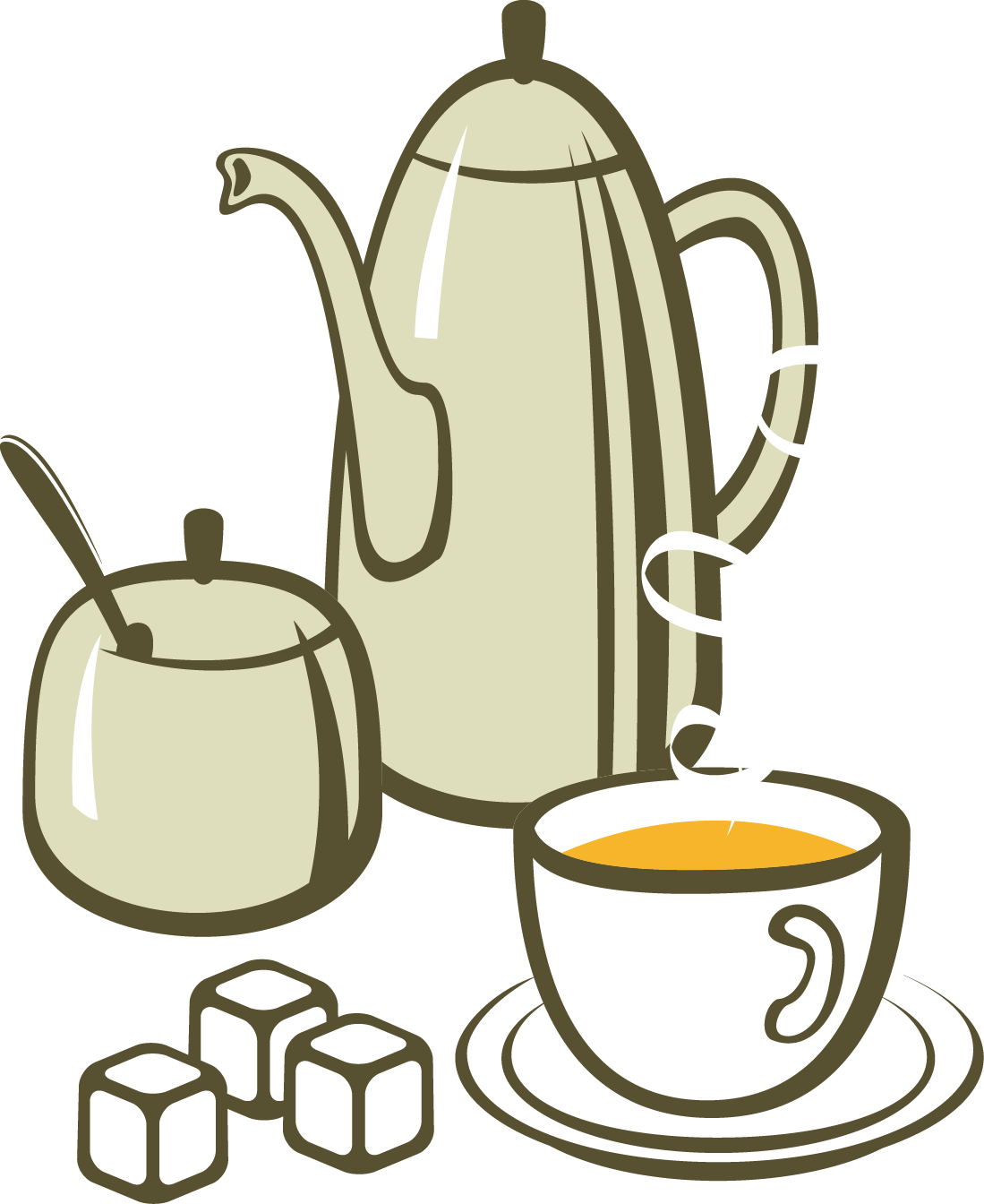 Clipart coffee kettle.