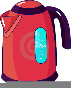 Electric kettle clipart.