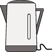 Electric kettle clipart.
