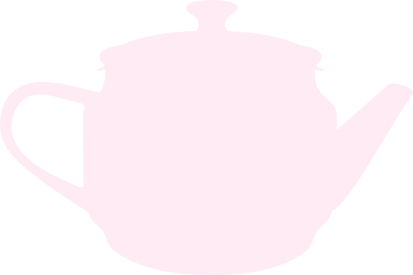 Pink tea pot.