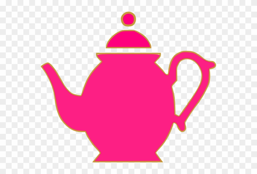 Teapot pink tea.