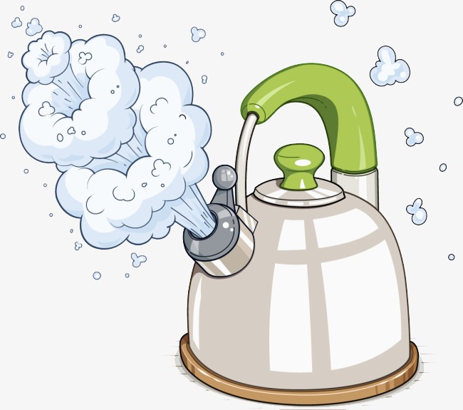 Boiling kettle clipart