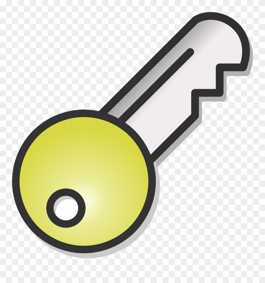 Opening padlock key.