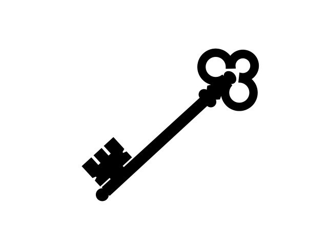 Fancy Skeleton Key Clip Art Free free image