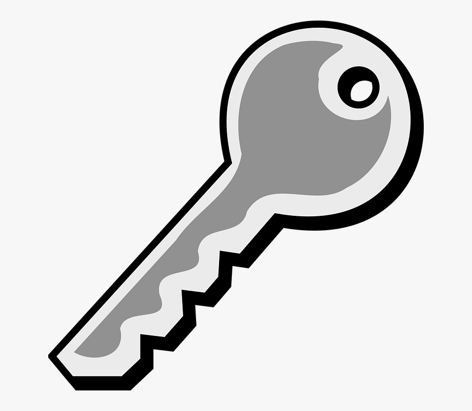 Key Grey Gray Symbol Sign Unlock Protected