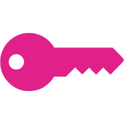 Pink Key Cliparts