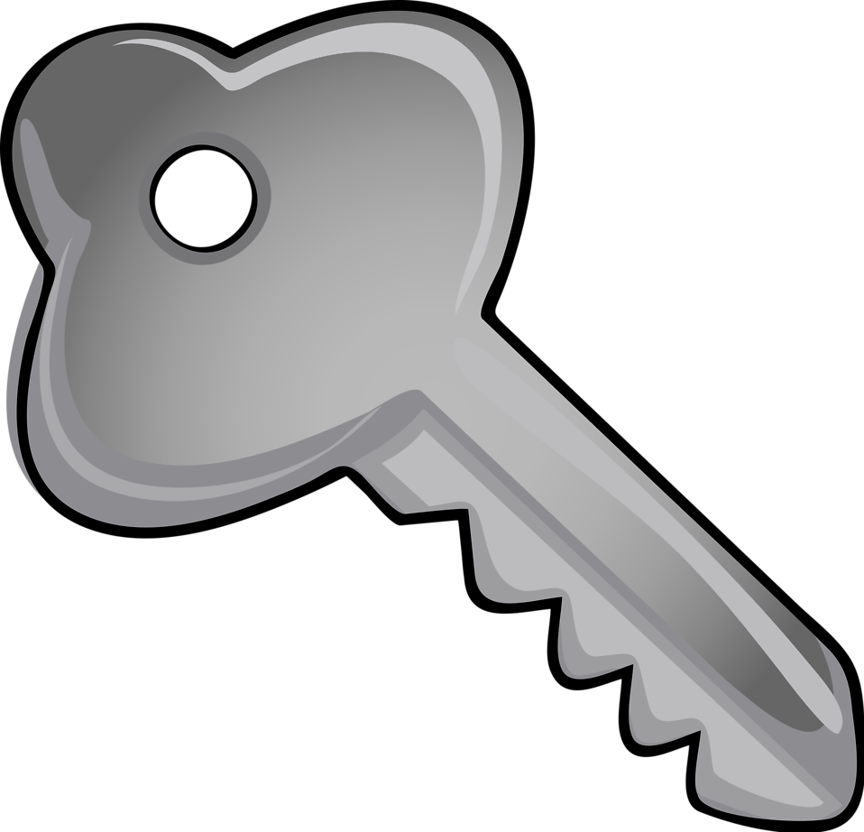 Key clipart transparent background pencil and inlor key