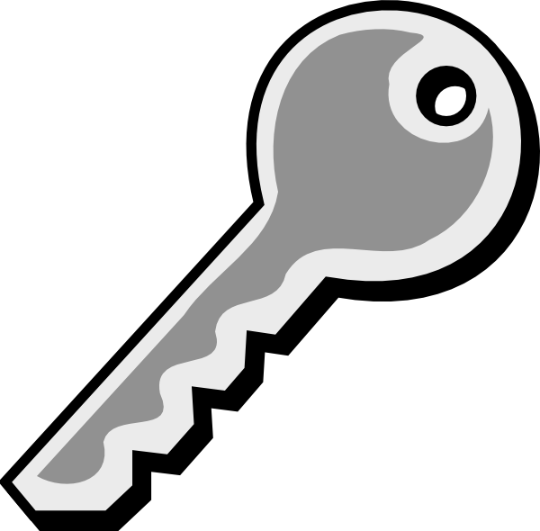 key clipart vector