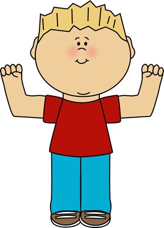 Child standing clipart.