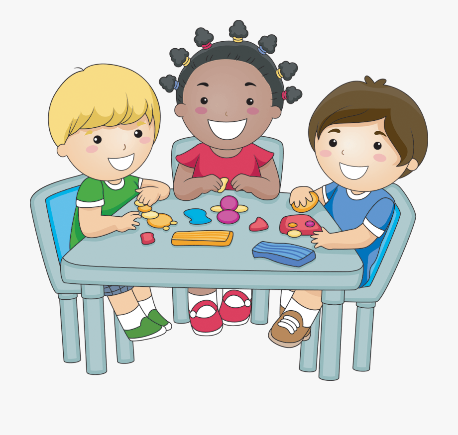Children Eating Breakfast Clipart