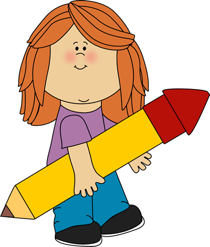 Pencil clipart for kids
