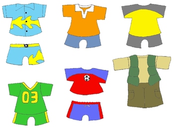 kids clothes clipart spring