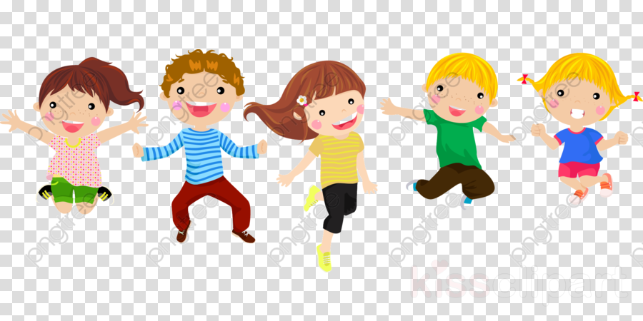 Cartoon clip art child playing with kids fun clipart
