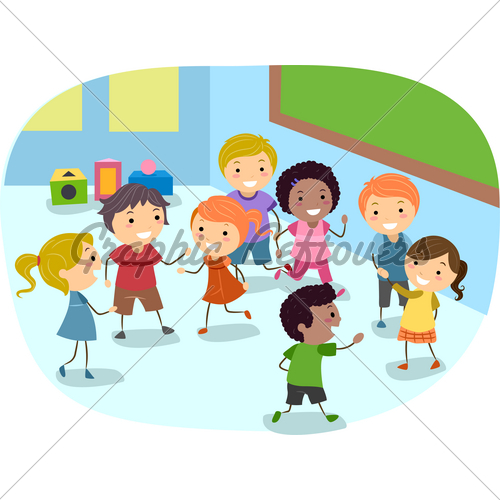 kids playing clipart playtime