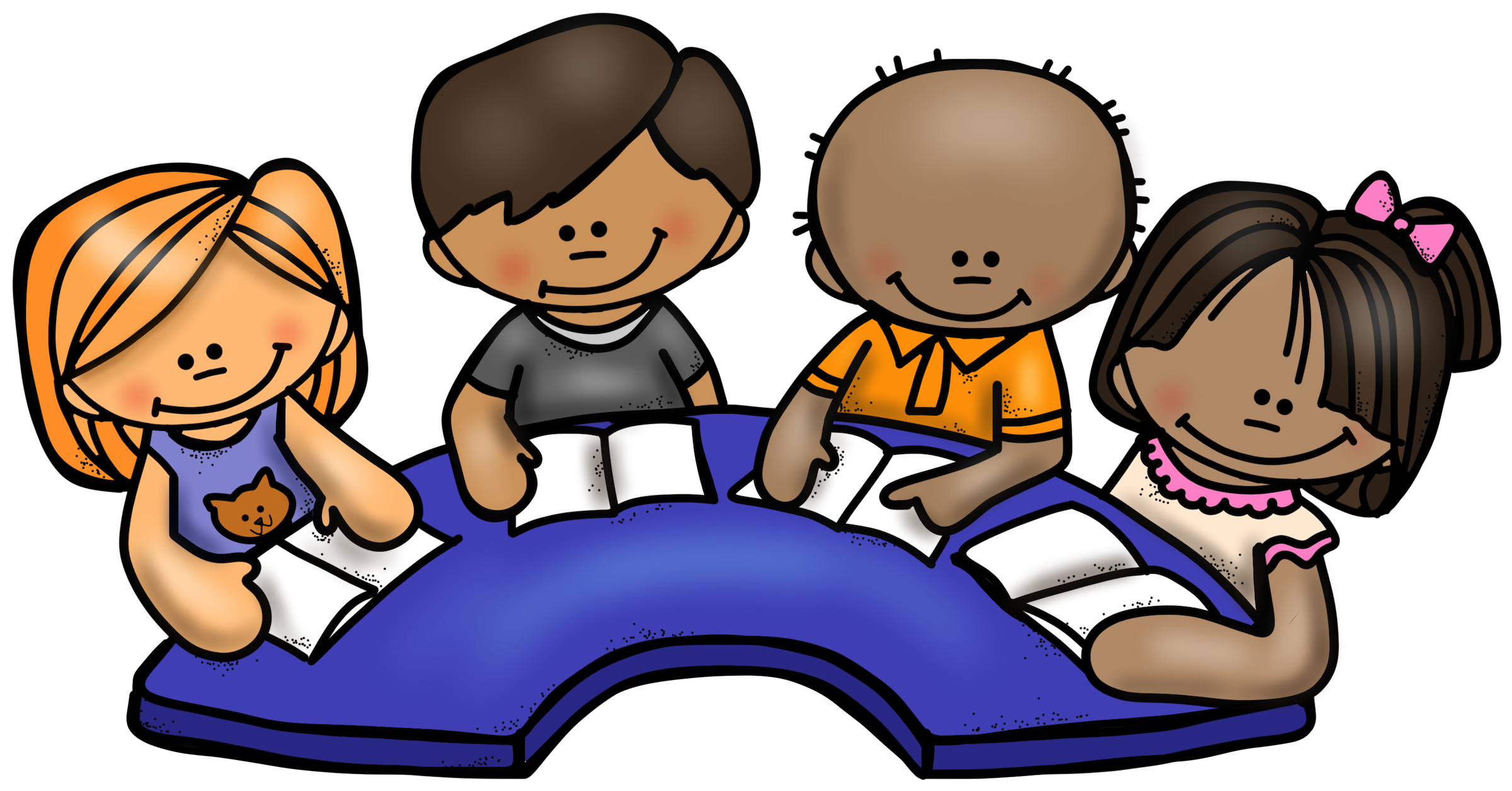 kids reading clipart literacy