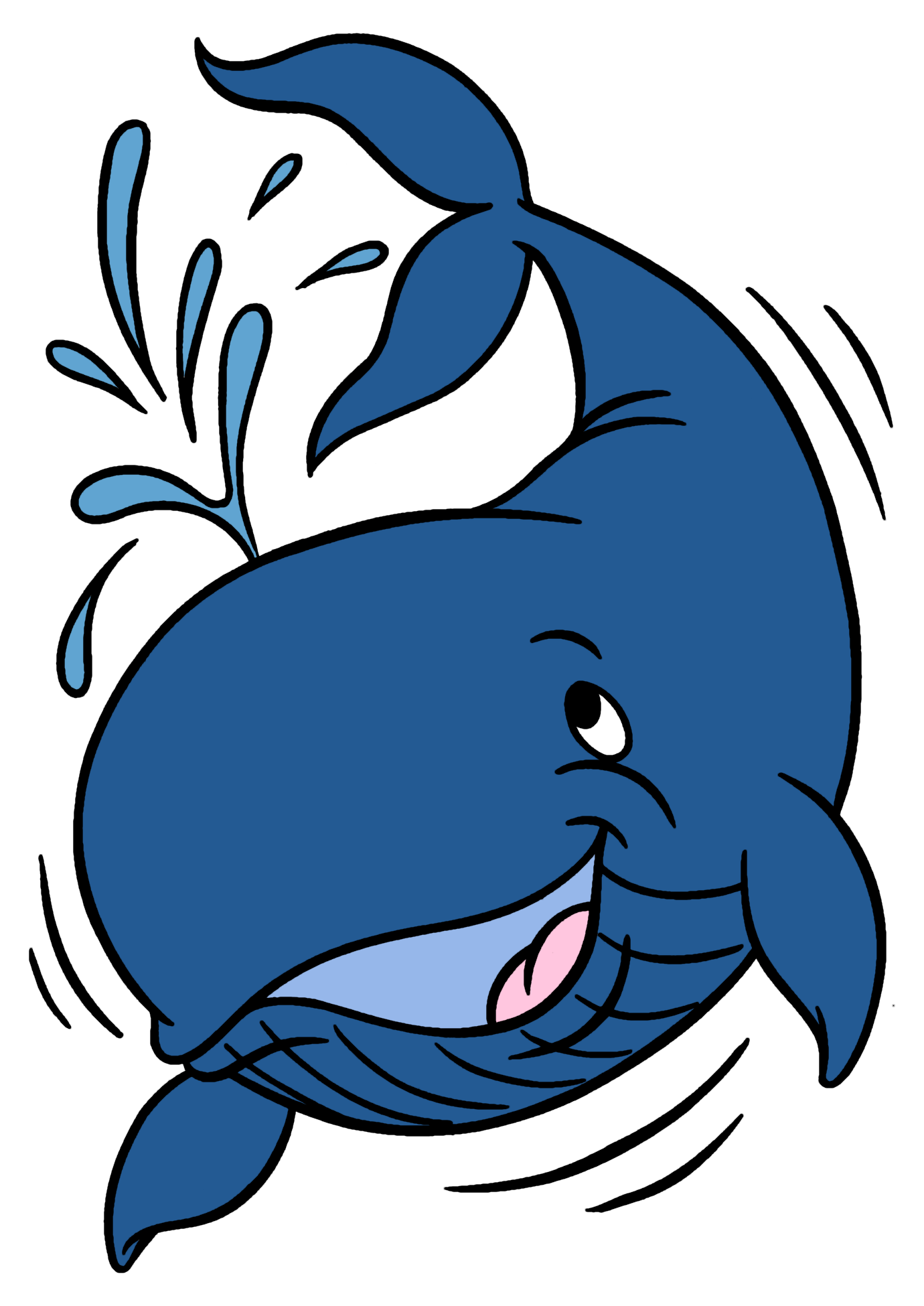 Whale clipart fishing.