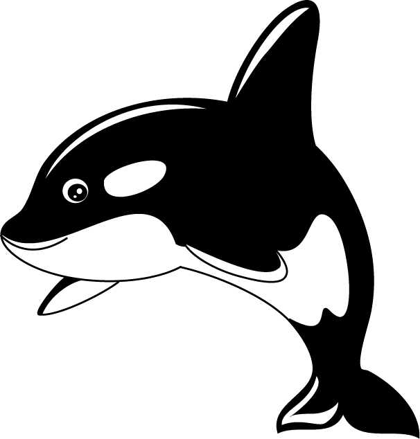 Orca clipart free.