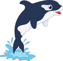 Free whale clipart.