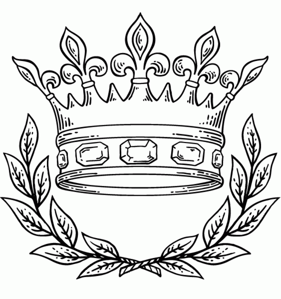 9 Pics of King And Queen Crown Coloring Pages