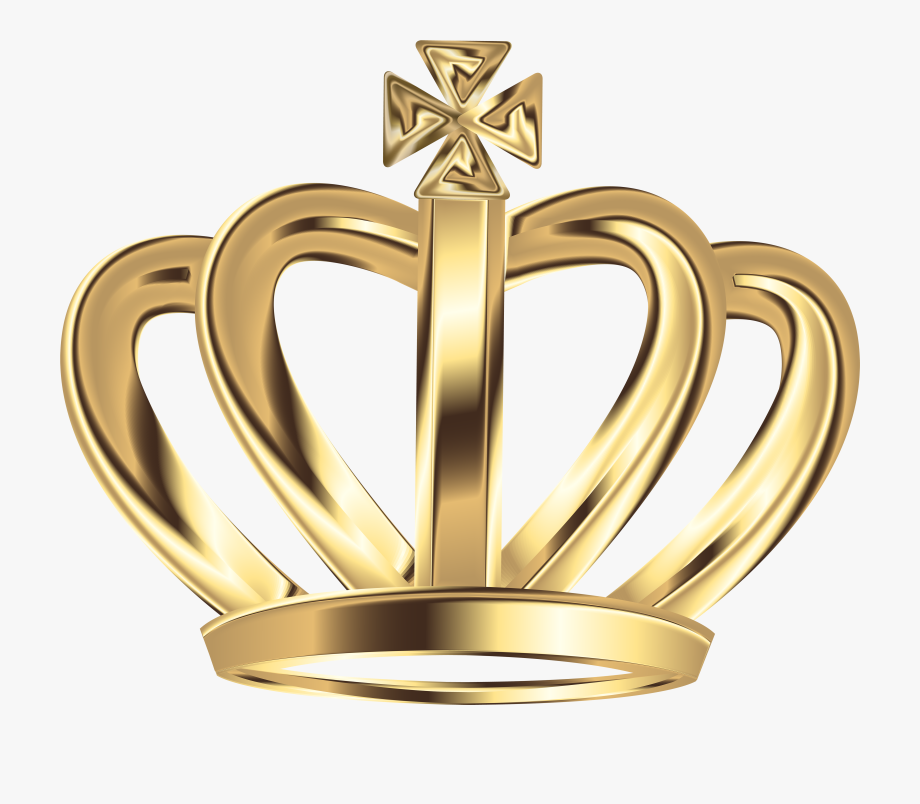 Crown clipart gold.