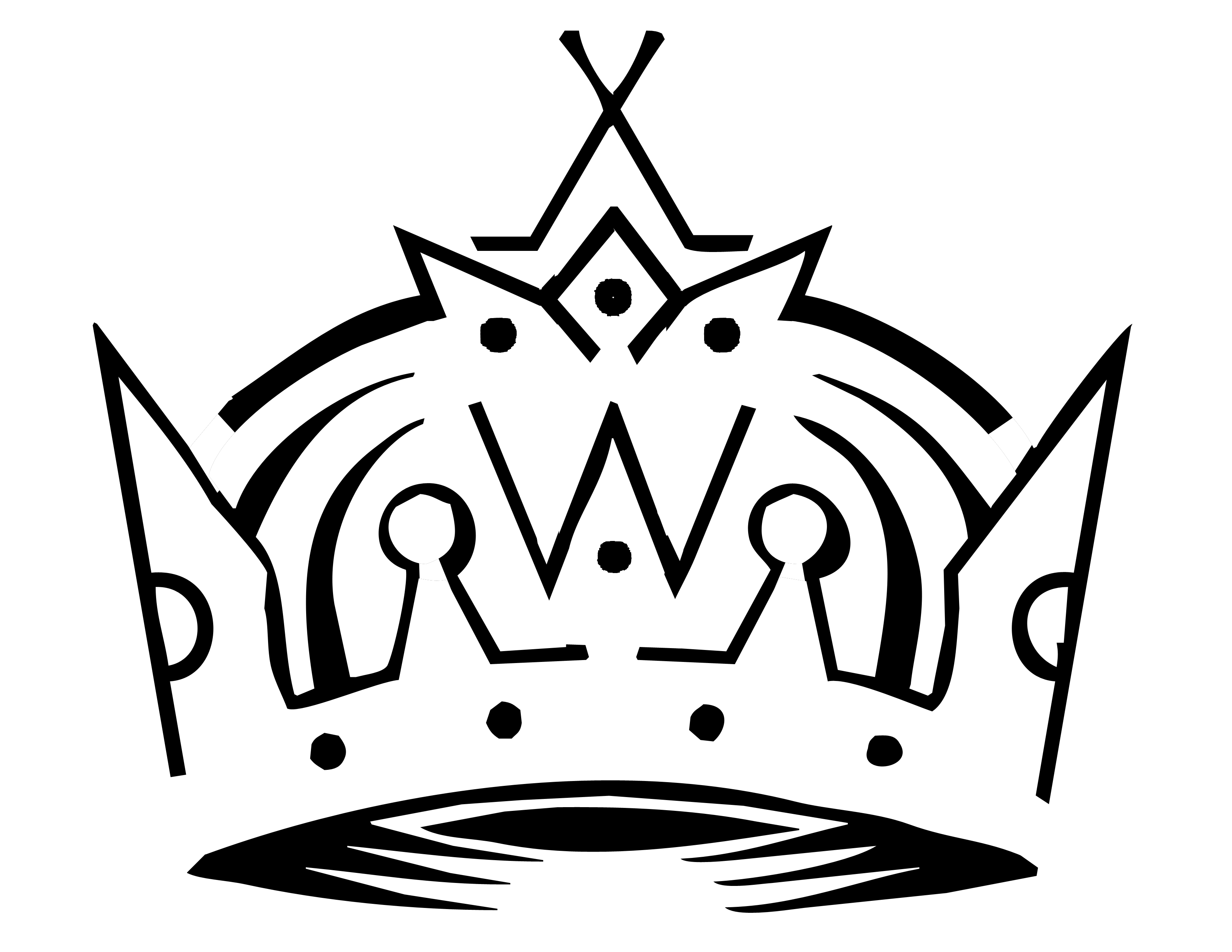Free Crown Outline Template, Download Free Clip Art, Free