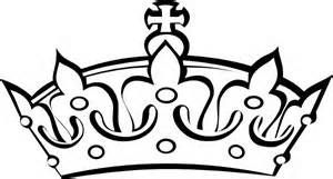 Crown clip art black and white