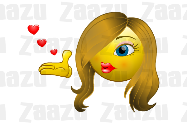 kiss clipart flying