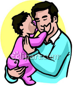 Kiss Daddy Goodnight Clipart