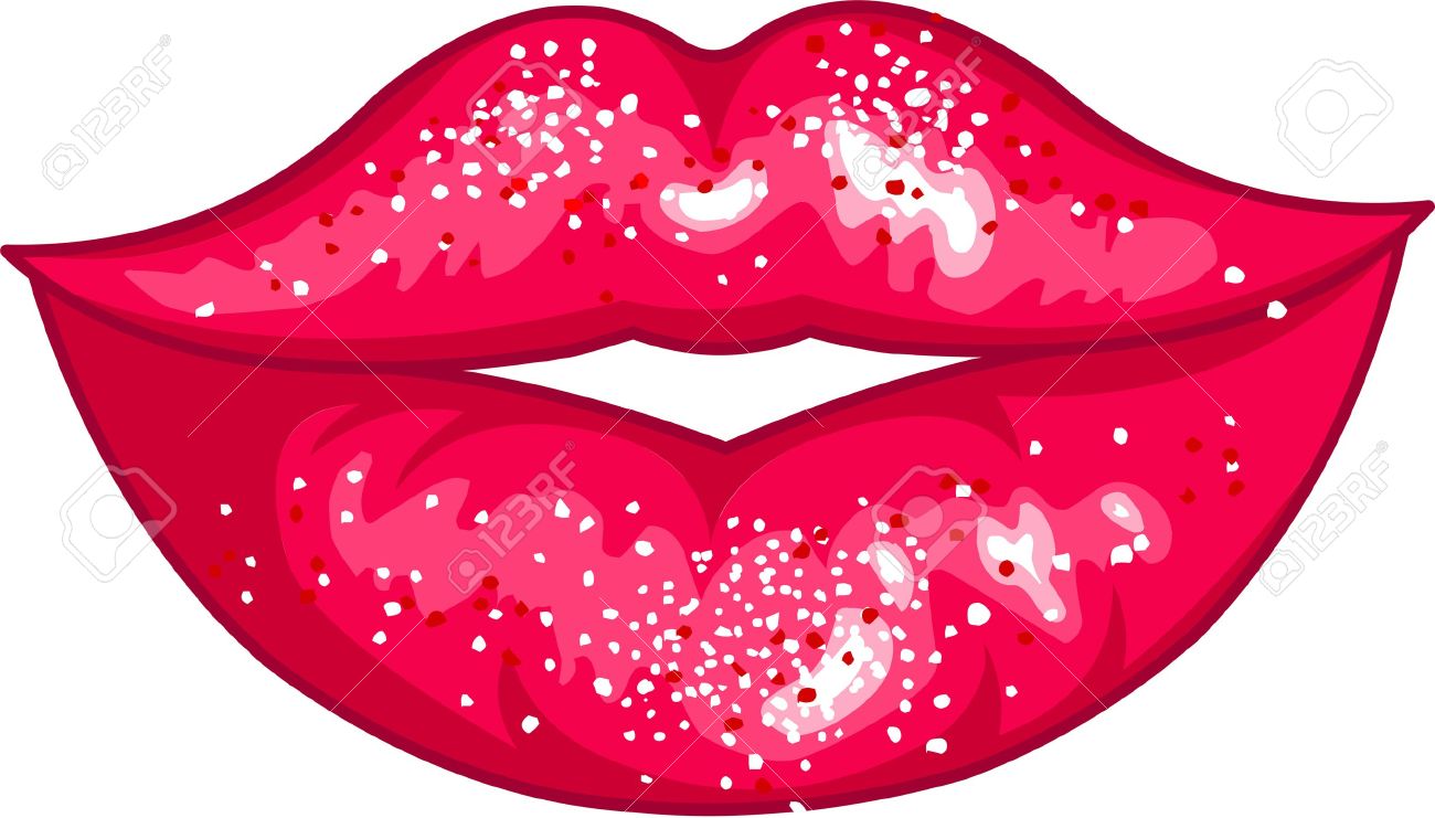 Kiss lips clip.