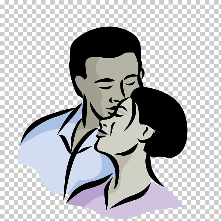 Woman Kiss , Man kissing his wife
