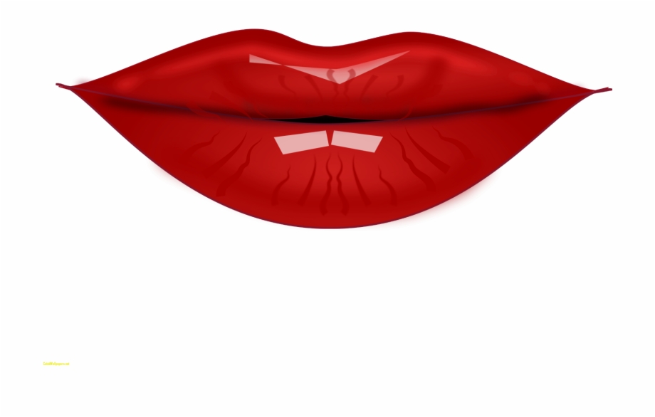 Print lips kiss.