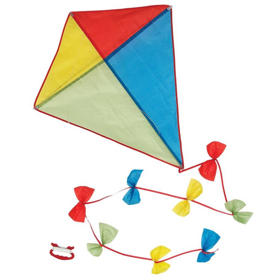Traditional diamond kite.