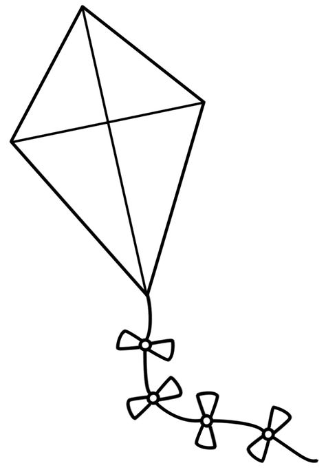 kite clipart drawing