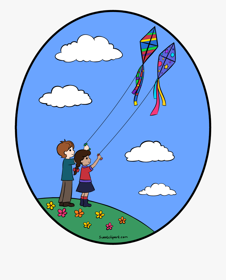 kite clipart flying