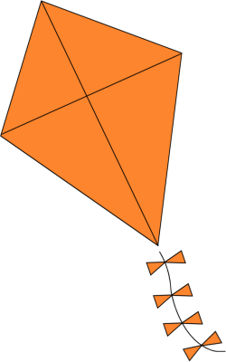 Orange Kite