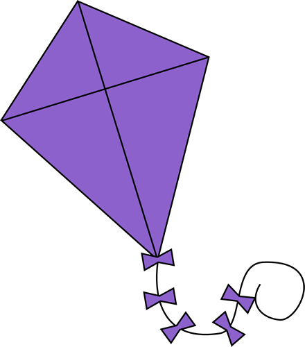 Purple kite baby.